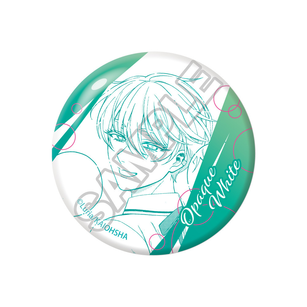 【箱庭の熱帯魚】缶バッジ オペックホワイトA