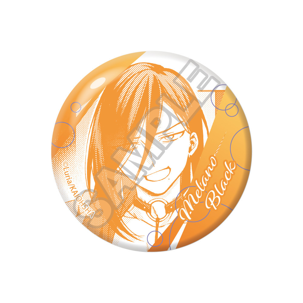 【箱庭の熱帯魚】缶バッジ メラノブラック