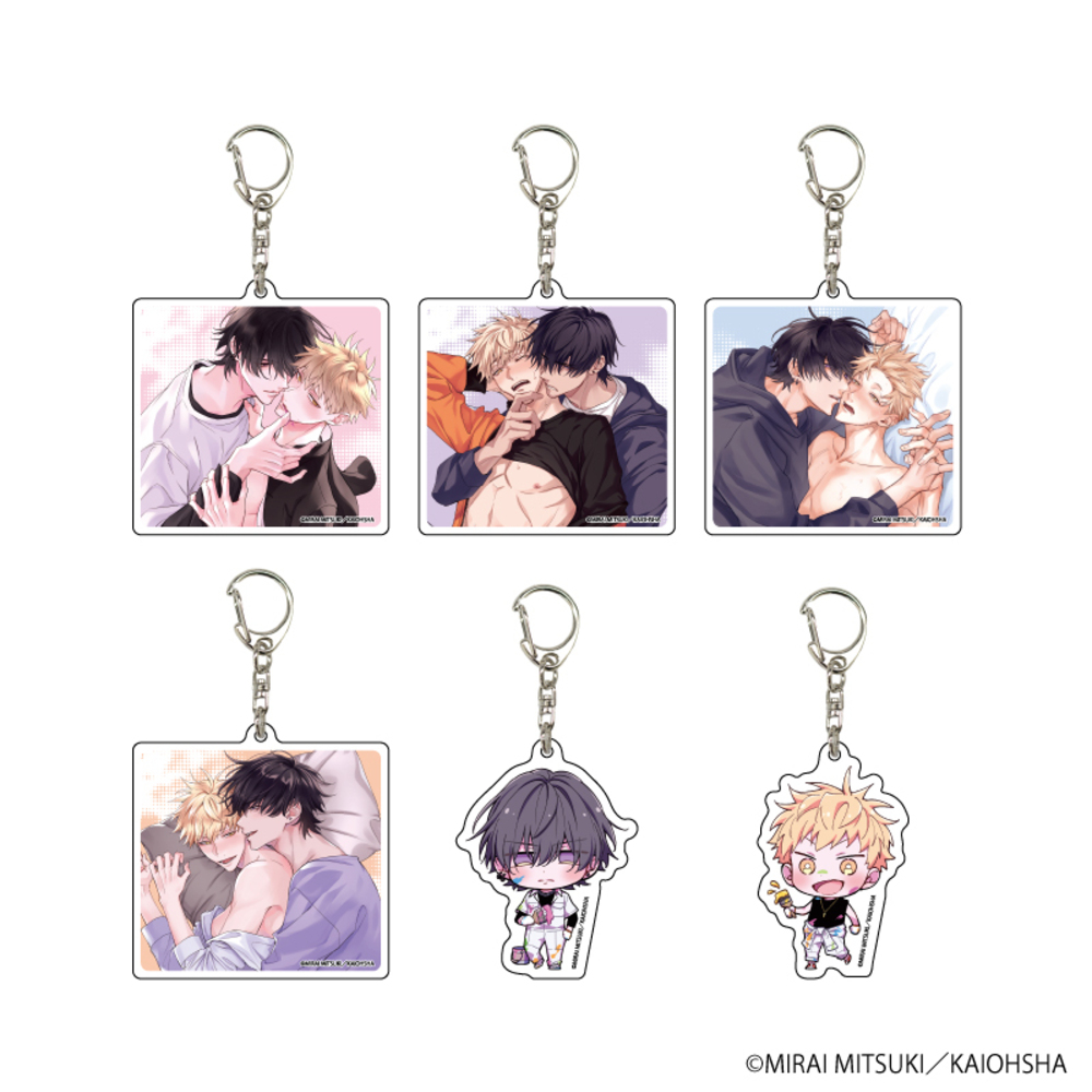 【トリガーハッピーセッション】アクリルキーホルダー コンプリートBOX（全6種）(公式&描き下ろしイラスト)