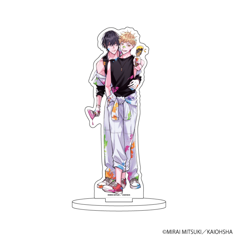 【トリガーハッピーセッション】キャラアクリルフィギュア 龍司＆千翼②(公式イラスト)