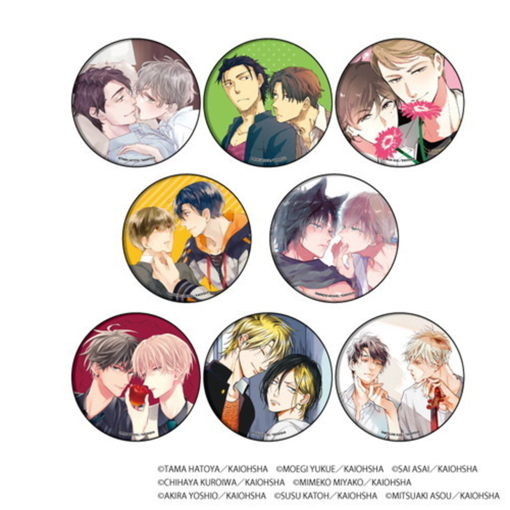 【GUSHカフェ】缶バッジ／ブラインド(全8種)