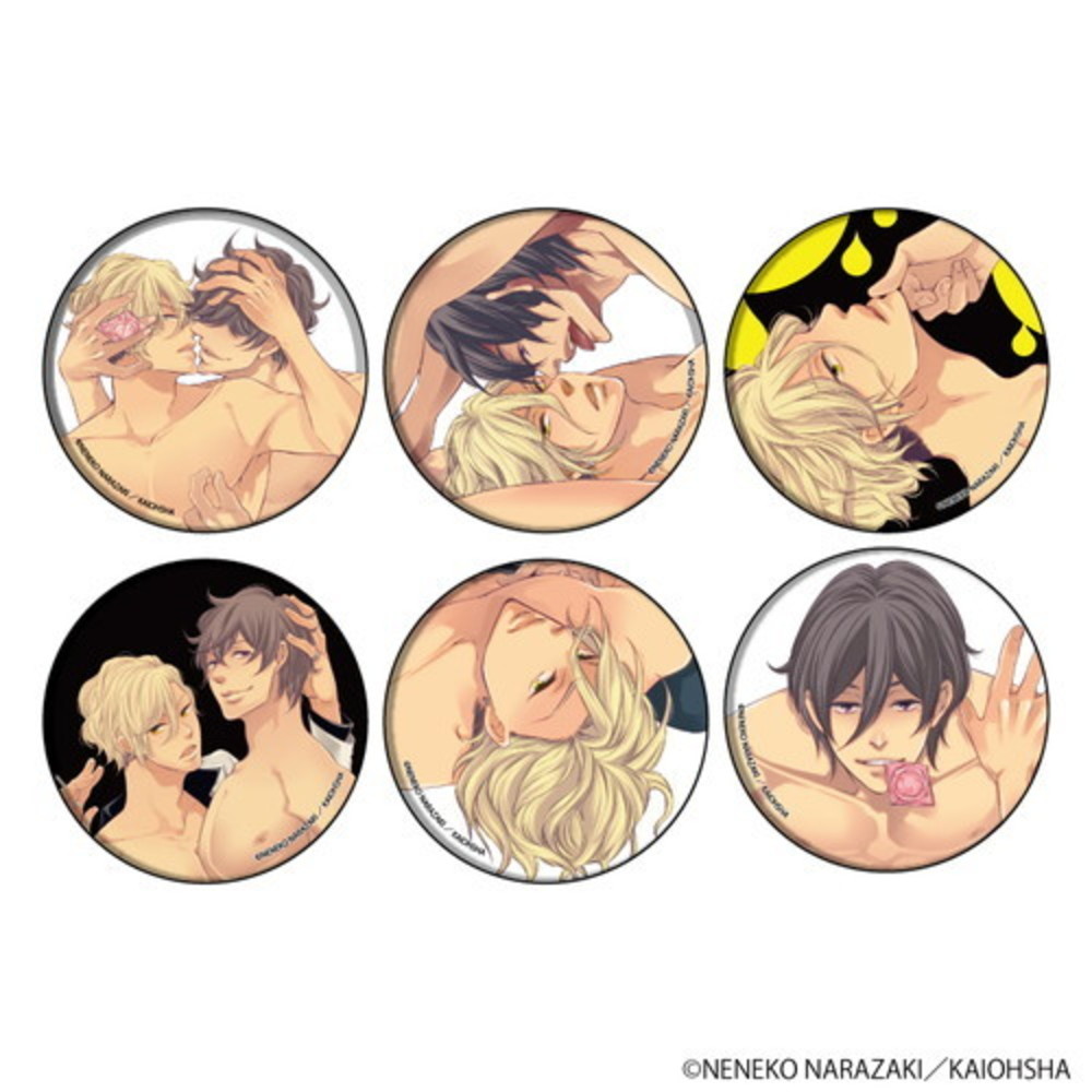 【ミッドナイト・デリバリー・セックス】缶バッジ コンプリートBOX(全6種)