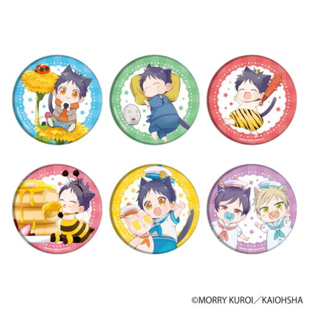 【ケダモノアラシ】缶バッジ 02/コンプリートBOX(全6種)
