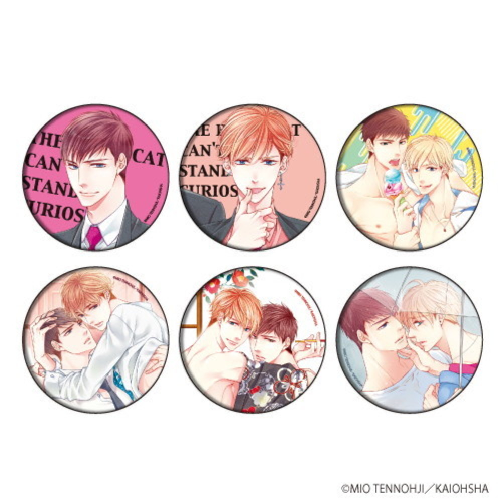 【ビッチな猫は好奇心に勝てない】缶バッジ コンプリートBOX(全6種）