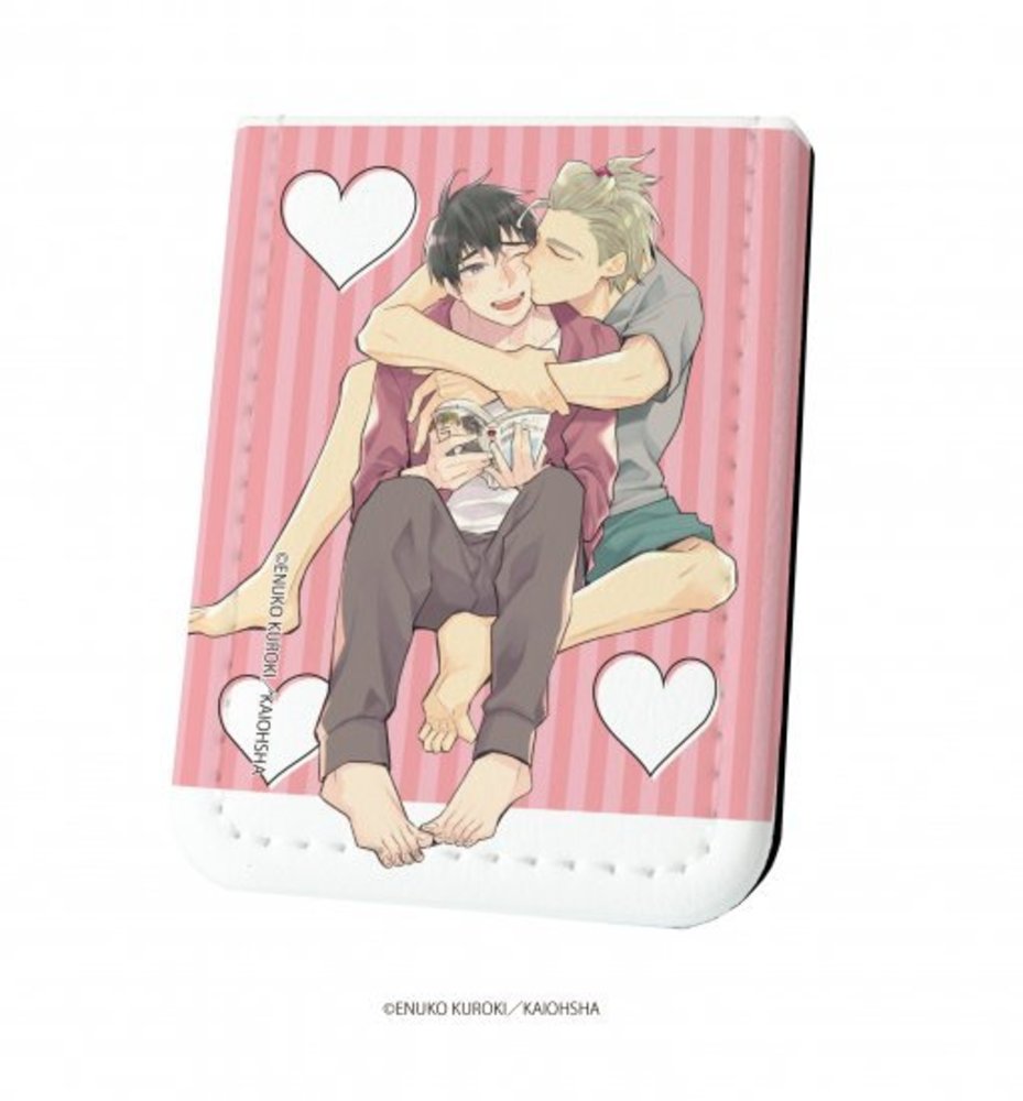 【入室ノックは忘れずに】レザーフセンブック 01/ピンク色デザイン