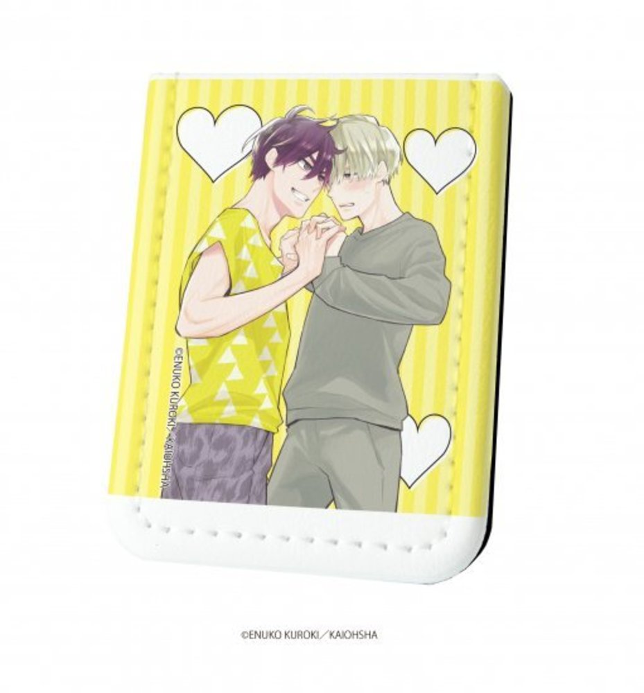 【入室ノックは忘れずに】レザーフセンブック 02/黄色デザイン