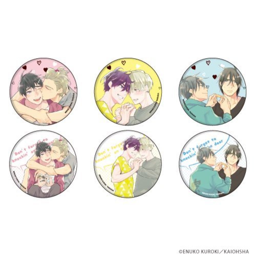 【入室ノックは忘れずに】缶バッジ コンプリートBOX(全6種)