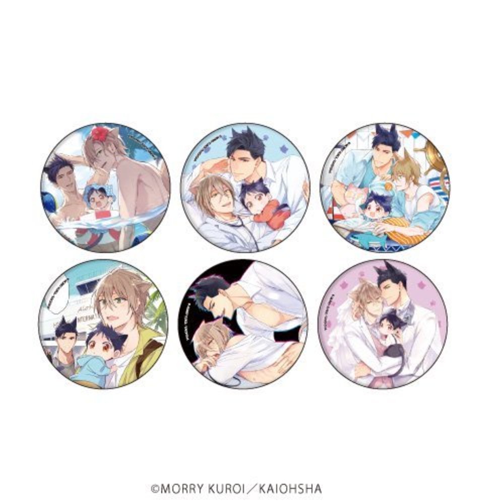 【ケダモノアラシ】缶バッジ 01/コンプリートBOX(全6種)