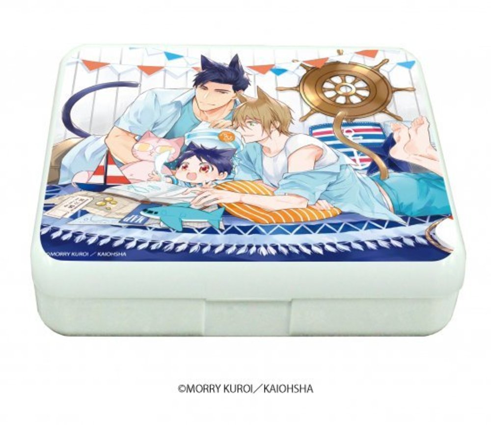 【ケダモノアラシ】小物ケース(ラムネ付き) マリンデザイン