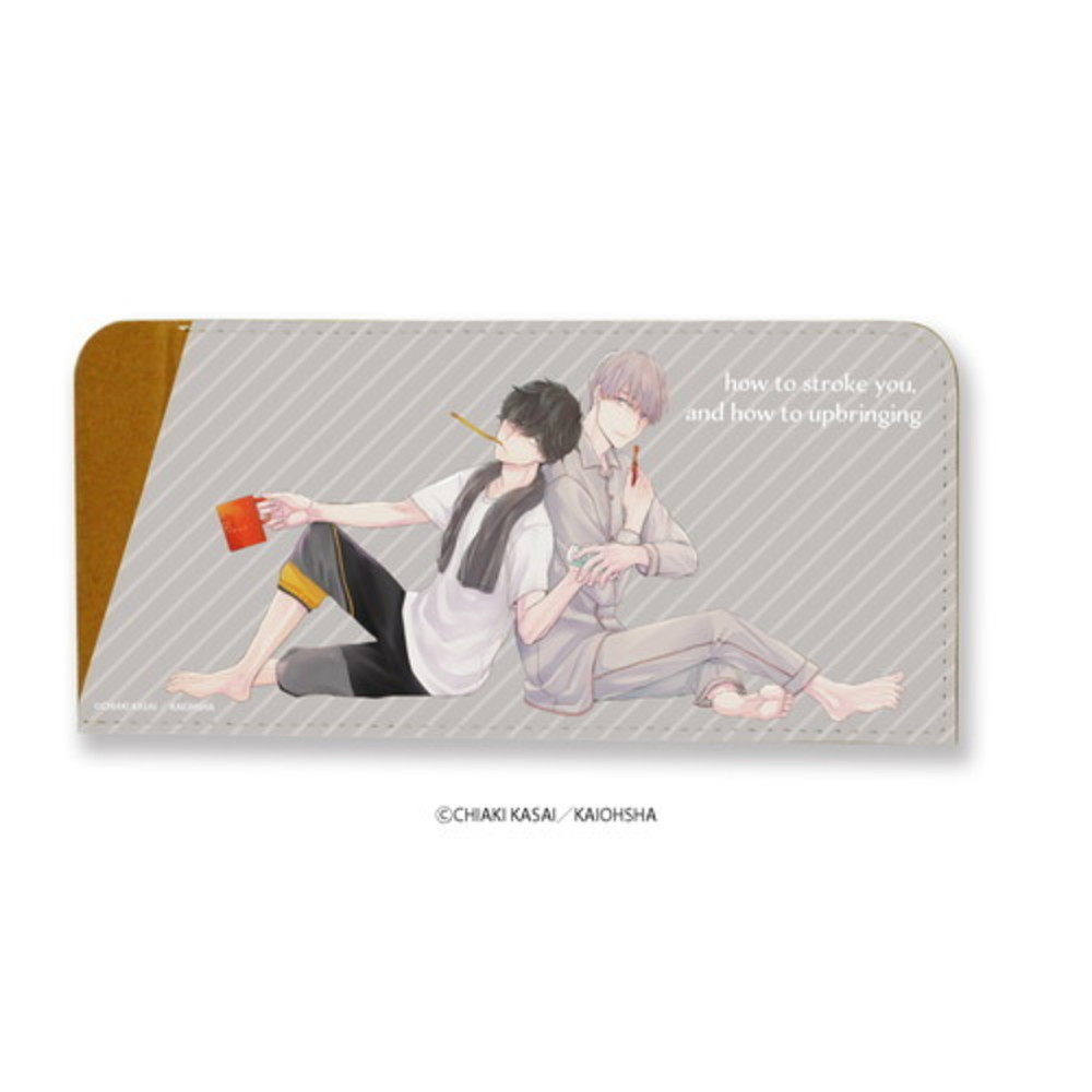 【キミの撫で方躾け方】キャラグラスケース 歯磨きデザイン