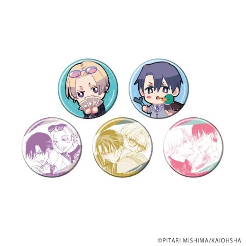 【冷蔵庫にネギがあったカモ】缶バッジ01/コンプリートセット(全5種)(公式&描き下ろしイラスト)