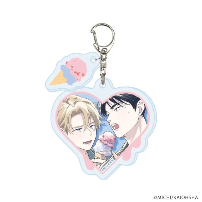 【佐倉主任はZ世代がわからない。】パーツ付きアクリルキーホルダー01/佐倉昭人&藍井悠真(描き下ろしイラスト)