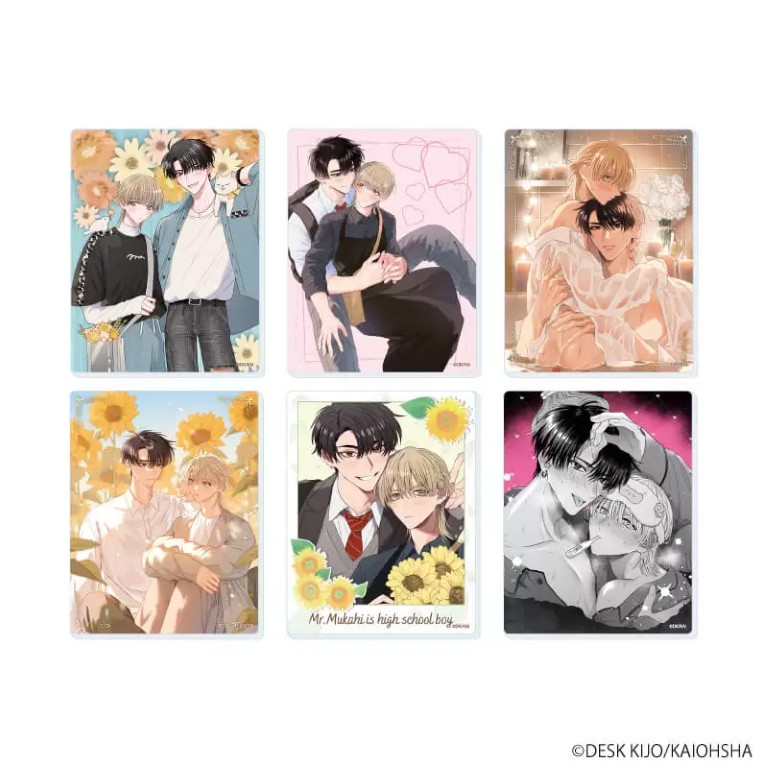 【向日くんは高校生】アクリルカード01/ブラインド(6種)(公式&描き下ろしイラスト)