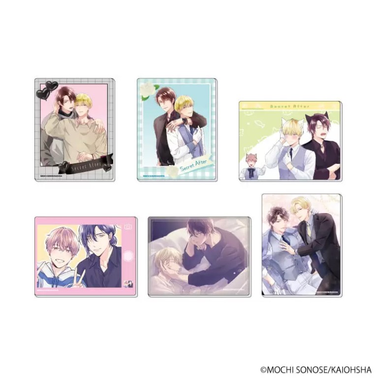 【シークレットアフター】アクリルカード01/ブラインド(6種)(公式&描き下ろしイラスト)
