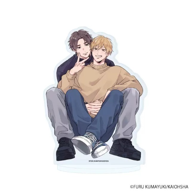 【明日もきみに会いに行く】アクリルスタンド01/三澄新&菅本咲A(公式イラスト)