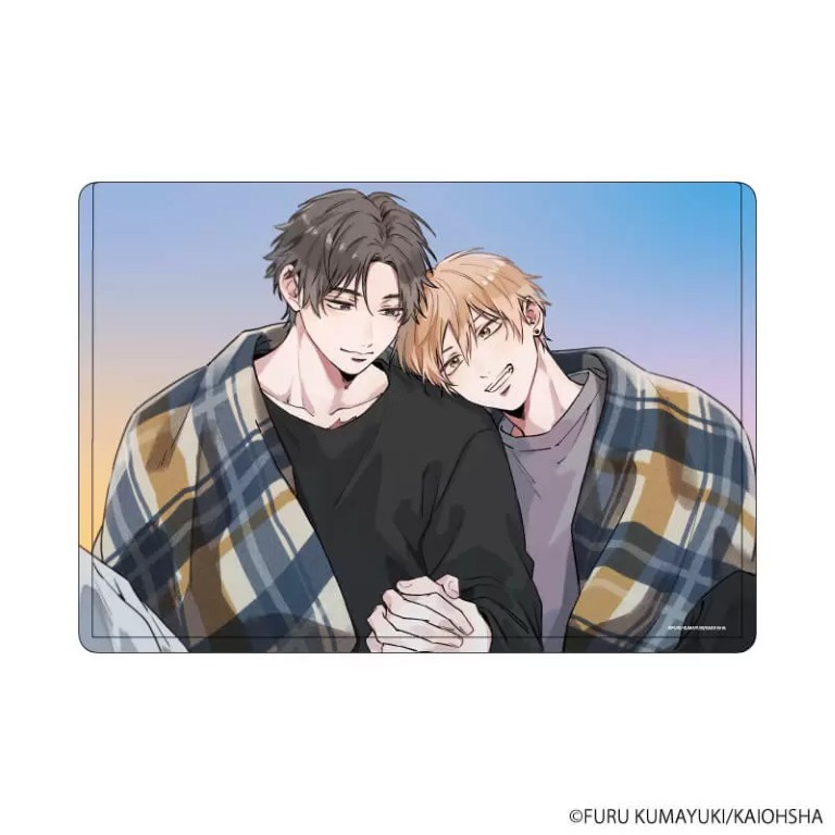 【明日もきみに会いに行く】キャラクリアケース01/三澄新&菅本咲(公式イラスト)