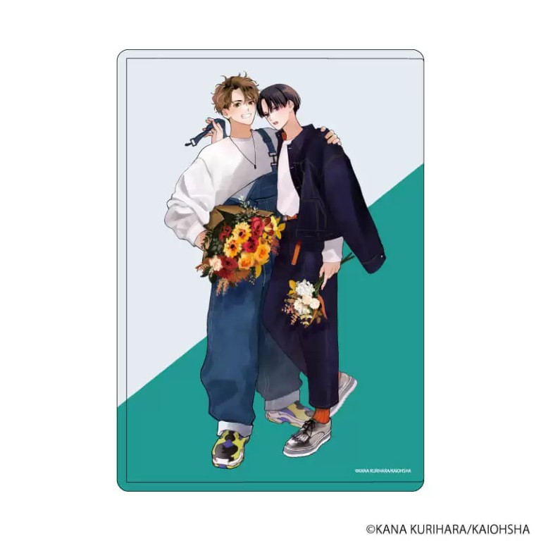 【ひねくれ小野寺くんの不器用な恋】キャラクリアケース01/田辺謙哉＆小野寺綾斗(描き下ろしイラスト)