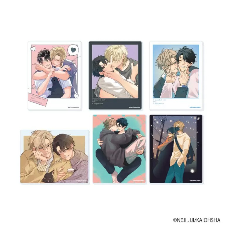 【甘噛みと白昼夢】アクリルカード01/ブラインド(6種)(公式&描き下ろしイラスト)