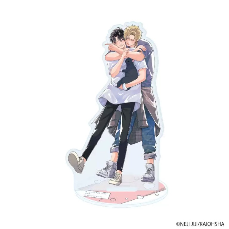 【甘噛みと白昼夢】アクリルスタンド01/加瀬冬磨&道下葵(描き下ろしイラスト)