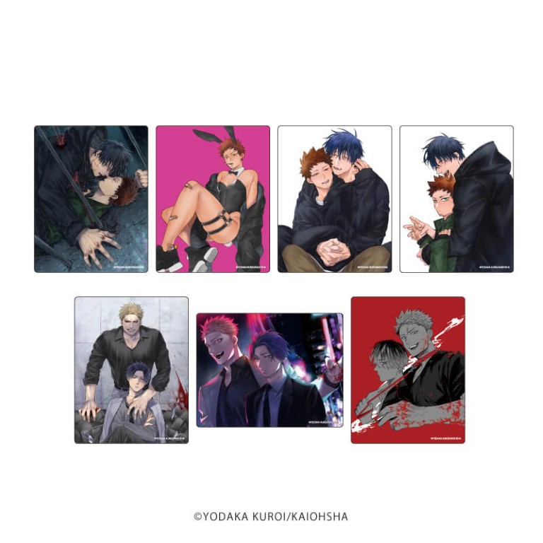 【魔女と猫・魔女の犬】アクリルカード01/コンプリートBOX(全7種)(公式イラスト)