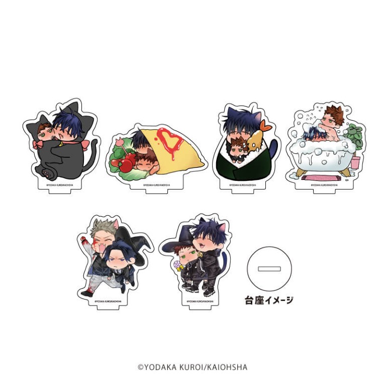 【魔女と猫・魔女の犬】アクリルぷちスタンド01/コンプリートBOX(全6種)(公式イラスト)